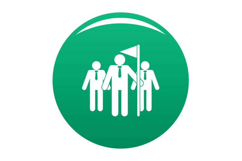 teamwork-competition-icon-vector-green