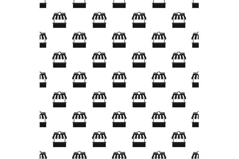 fast-food-pattern-seamless-vector