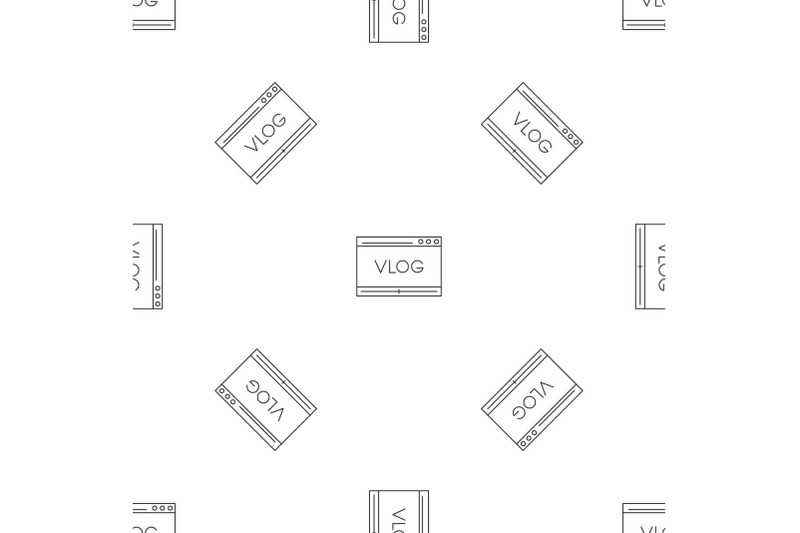 vlog-pattern-seamless-vector