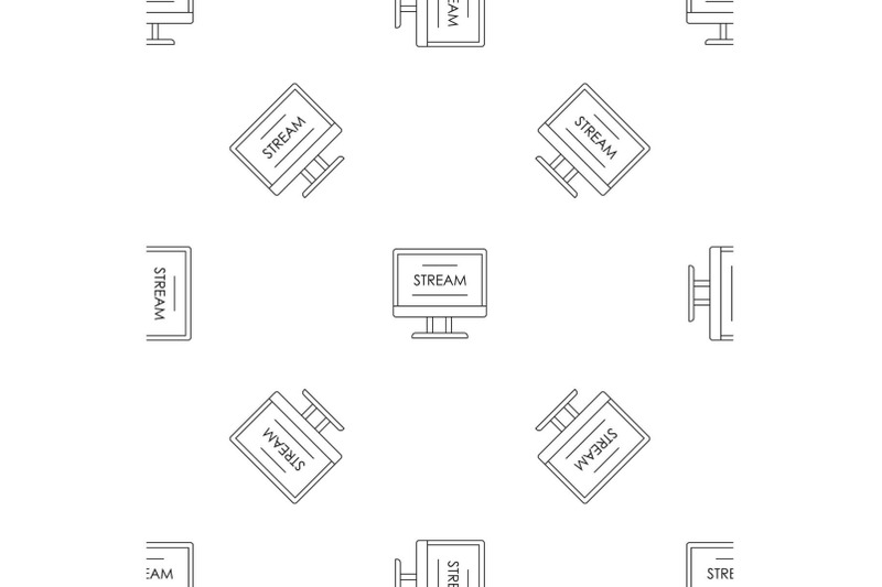 live-video-stream-pattern-seamless-vector