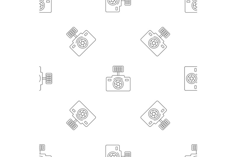 photo-camera-pattern-seamless-vector