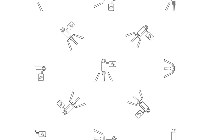 videocamera-stand-pattern-seamless-vector