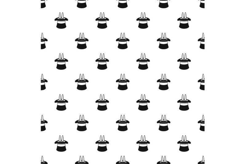 hat-with-a-rabbit-ear-pattern-seamless-vector