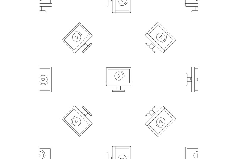 video-online-pattern-seamless-vector