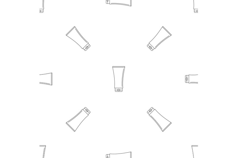 uv-tube-cream-pattern-seamless-vector