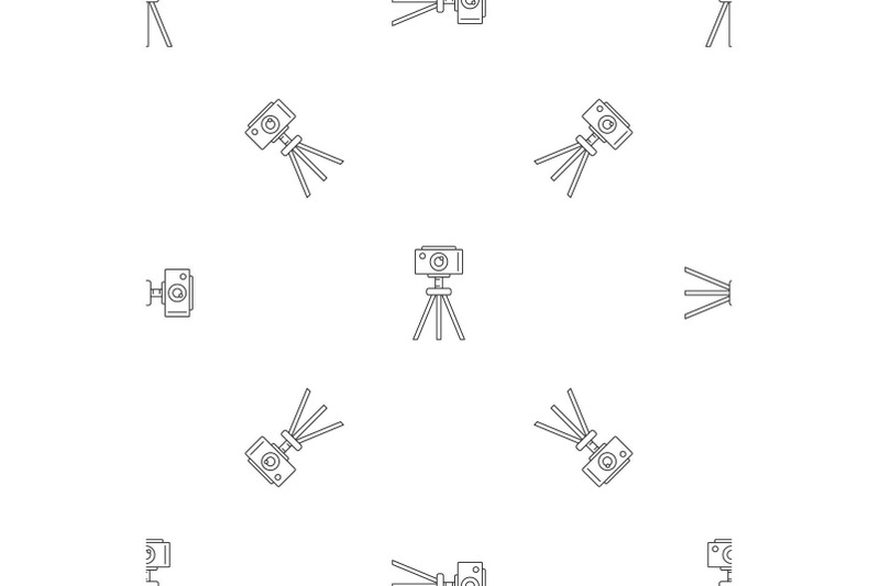camera-on-tripod-pattern-seamless-vector