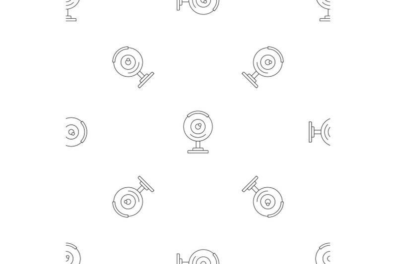 web-camera-pattern-seamless-vector