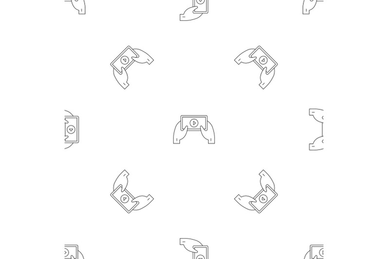 smartphone-video-live-pattern-seamless-vector
