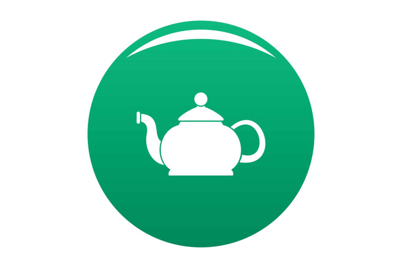 closed-teapot-icon-vector-green