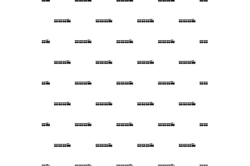 express-train-pattern-seamless-vector