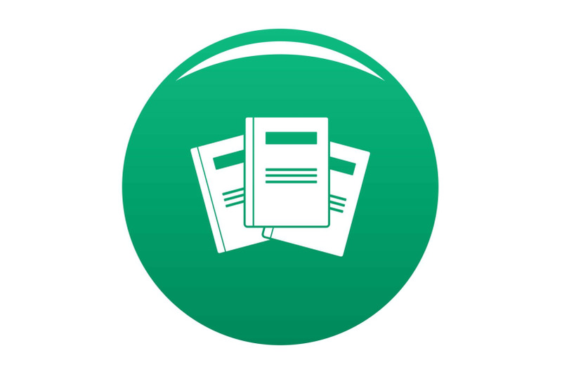 book-professor-icon-vector-green