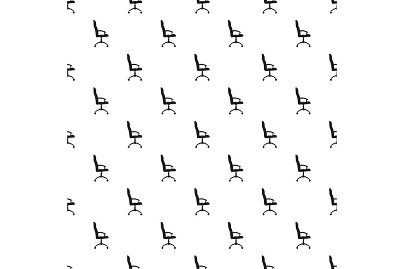office-armchair-pattern-seamless-vector