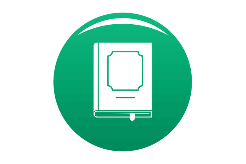 book-design-icon-vector-green