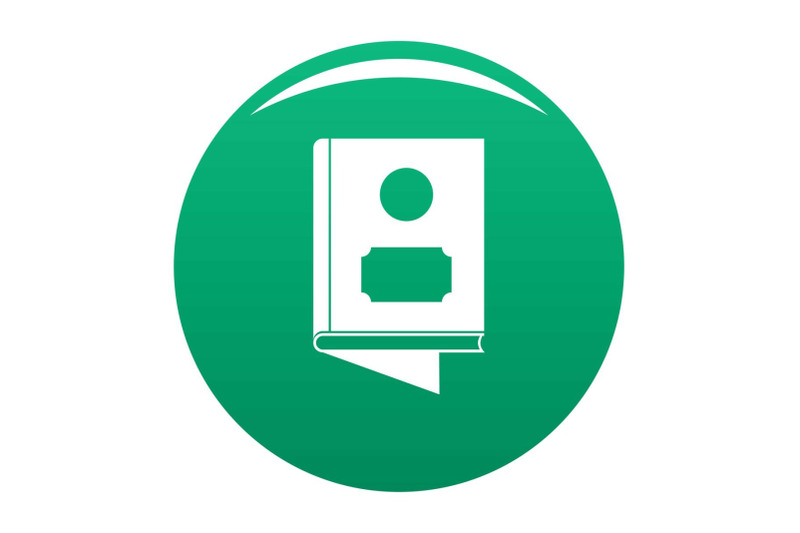 book-icon-vector-green