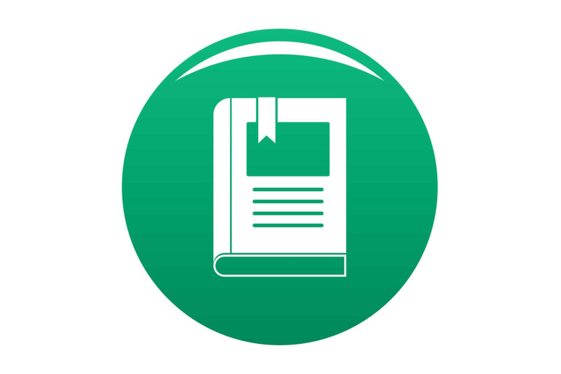 bookstore-icon-vector-green