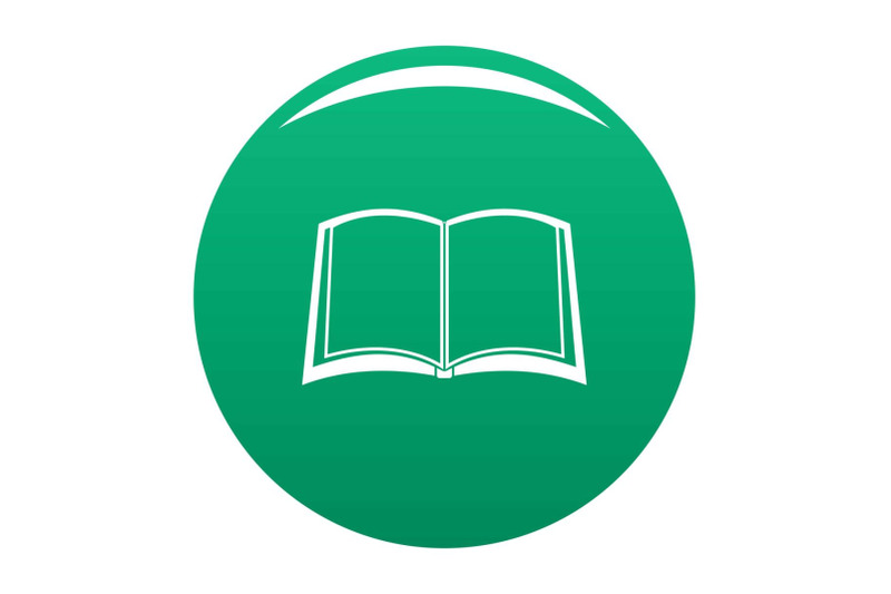 book-university-icon-vector-green