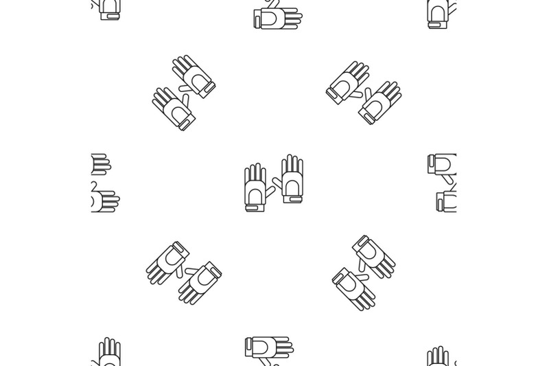 camp-gloves-pattern-seamless-vector
