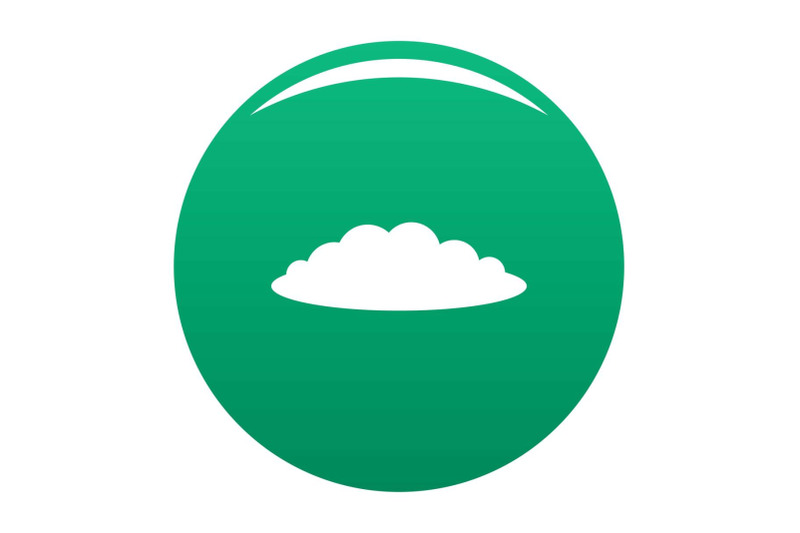 cloud-icon-vector-green