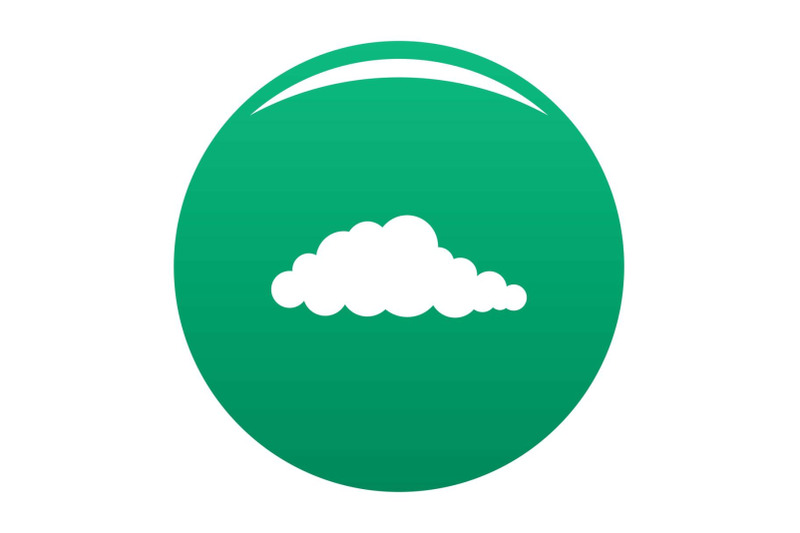 nebulosity-icon-vector-green