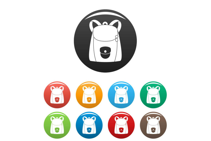 modern-backpack-icons-set-color