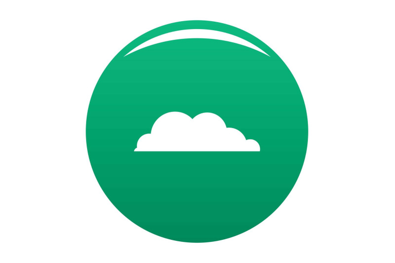 rain-cloud-icon-vector-green