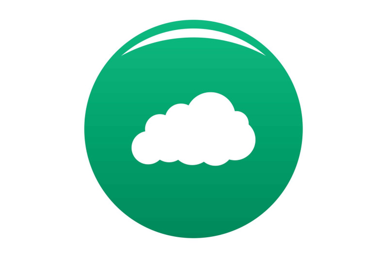 storm-cloud-icon-vector-green