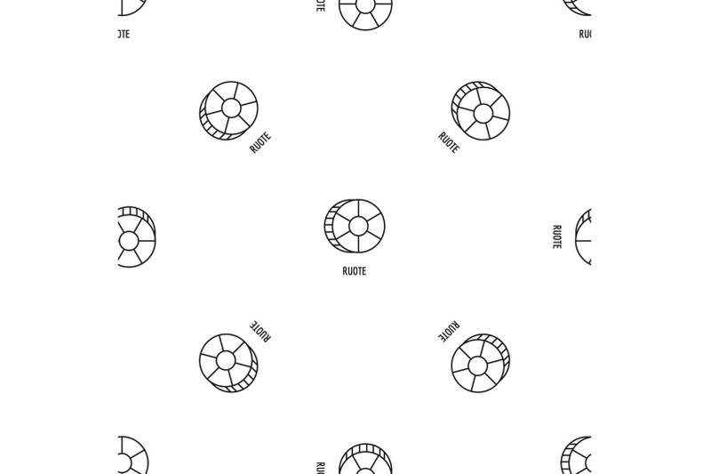 ruote-pasta-pattern-seamless-vector
