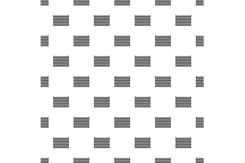 country-fence-pattern-seamless-vector