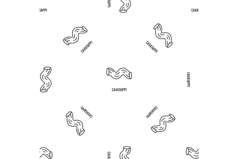 cavatappi-pattern-seamless-vector