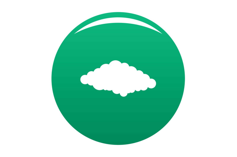 cold-icon-vector-green