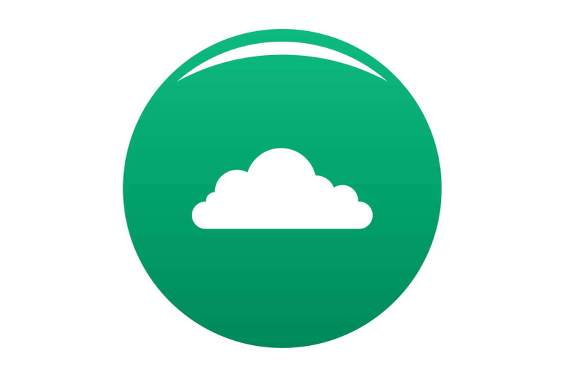 cumulonimbus-cloud-icon-vector-green