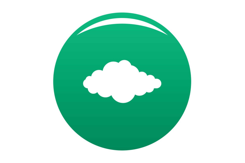 upper-cloud-icon-vector-green