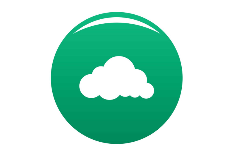 layered-rain-cloud-icon-vector-green