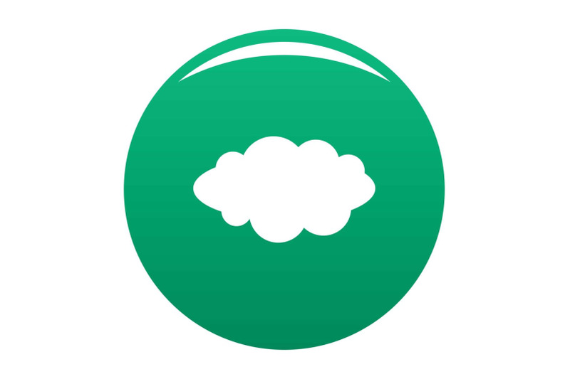 rain-icon-vector-green