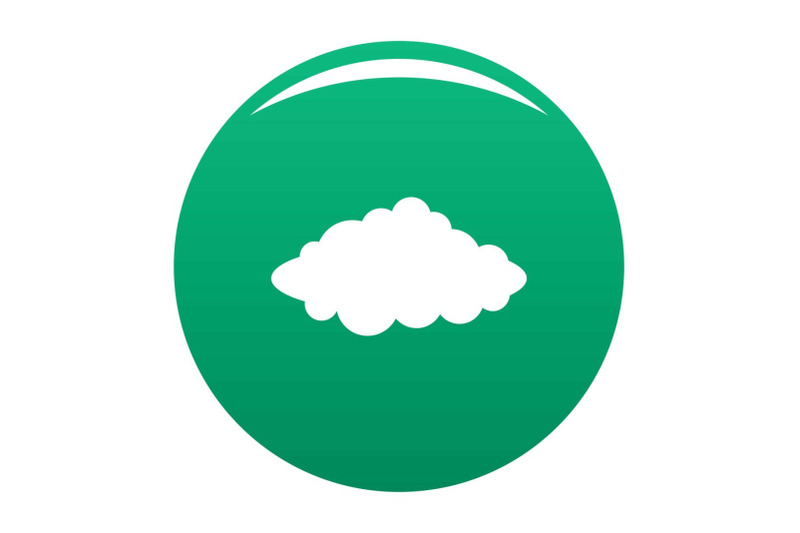 weather-forecast-icon-vector-green