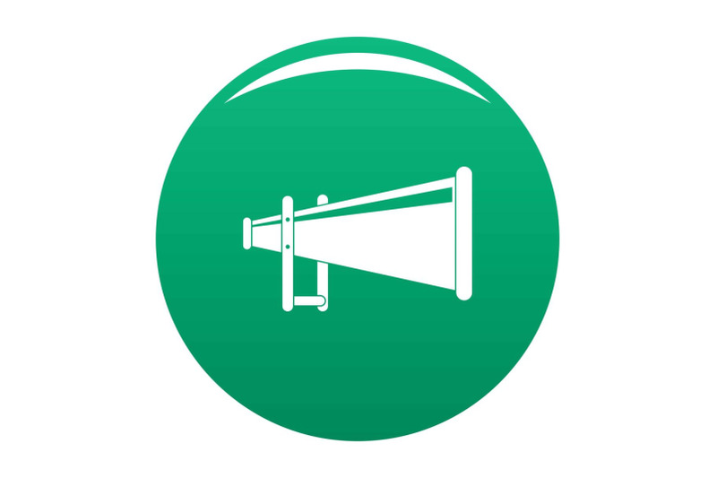 portable-megaphone-icon-vector-green