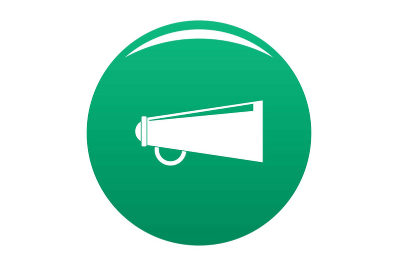 loudspeaker-icon-vector-green