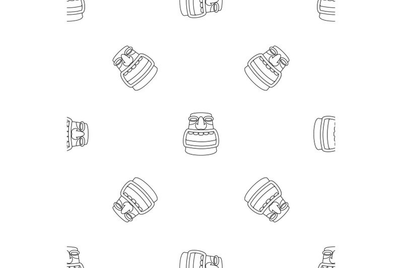 aztec-idol-pattern-seamless-vector