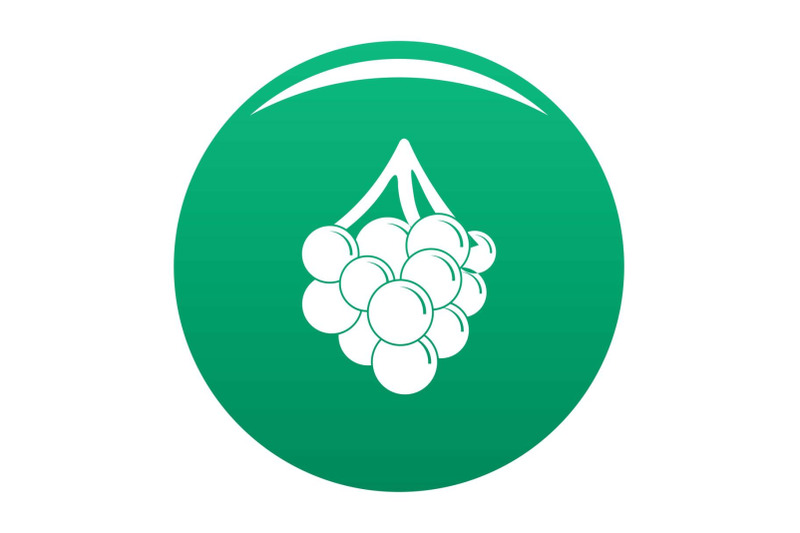 grape-icon-vector-green