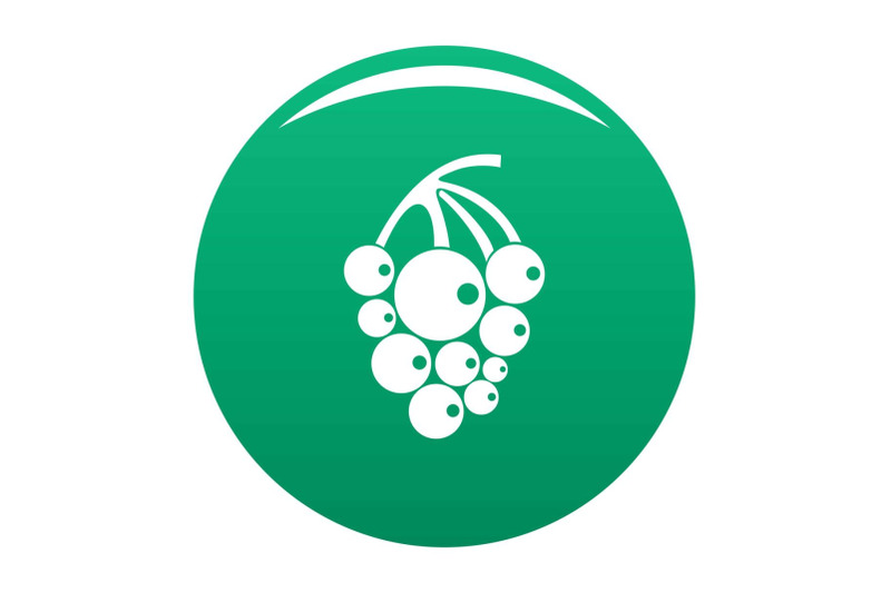 isabella-grapes-icon-vector-green