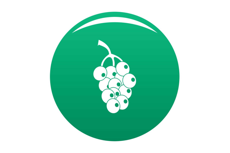 ripe-grape-icon-vector-green