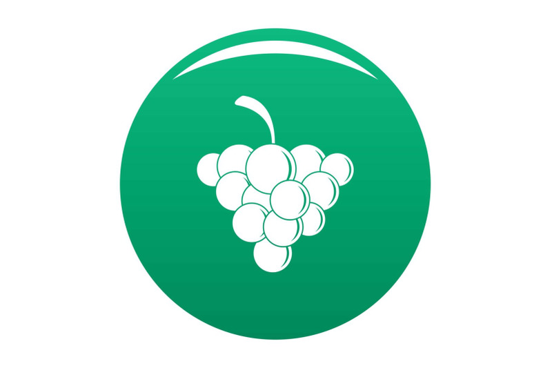 mellow-grape-icon-vector-green