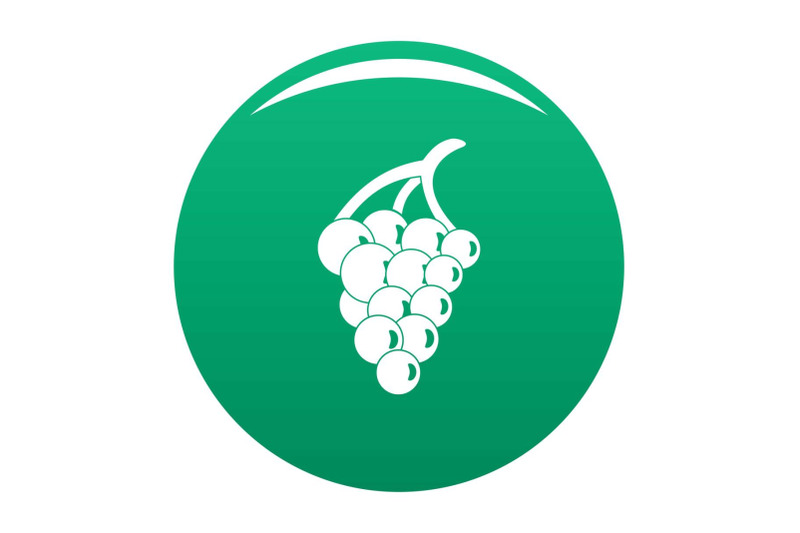 grape-for-restaurant-icon-vector-green