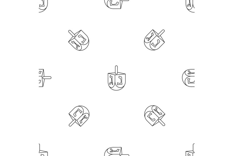 jewish-dreidel-pattern-seamless-vector