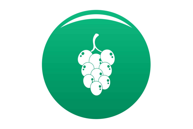 grape-for-wine-icon-vector-green