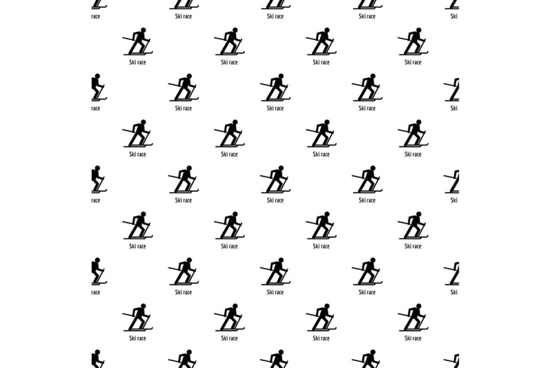 ski-race-pattern-seamless-vector