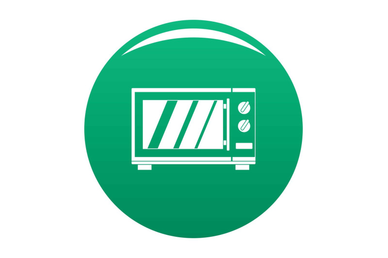 kitchen-microwave-oven-icon-vector-green