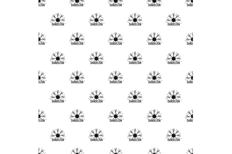 dandelion-pattern-seamless-vector