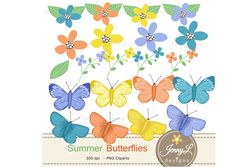 butterflies-digital-papers-amp-clipart
