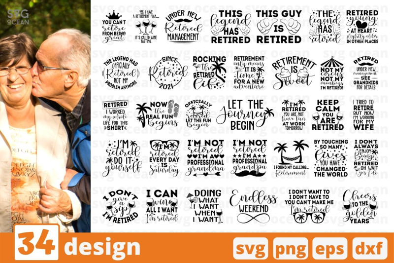 retirement-svg-bundle